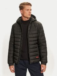 Hugo Kurtka puchowa Brent2441 50518785 Czarny Regular Fit. Czarne kurtki męskie Hugo, m, bez wzorów, z puchu, bez kaptura. Za 799.99 zł.