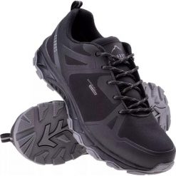 Buty trekkingowe męskie Elbrus Wesko. Czarne buty trekkingowe męskie ELBRUS, bez zapięcia. Za 353.36 zł.