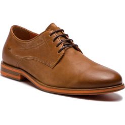 Półbuty GEOX - U Bayle B U927CB 0003C C6001 Cognac. Brązowe buty wizytowe męskie Geox, z materiału, bez zapięcia. W wyprzedaży za 369.00 zł.