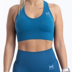 Xtreme Sportswear damski top sportowy niebieski. Niebieskie topy sportowe damskie XTREME, xl, bez wzorów, bez ramiączek. Za 99.99 zł.