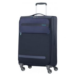 American Tourister Walizka Herolite 67 cm granatowa. Walizki AMERICAN TOURISTER, bez wzorów. W wyprzedaży za 399.00 zł.