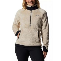 Damski sweter polarowy Mountain Hardwear Polartec High Loft. Brązowe swetry klasyczne damskie MOUNTAIN HARDWEAR, na zimę, s, z polaru, bez kołnierzyka. Za 729.00 zł.