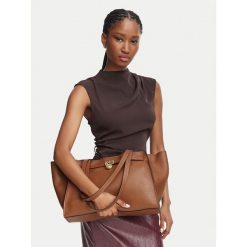 Torebka MICHAEL Michael Kors. Brązowe torebki klasyczne damskie MICHAEL Michael Kors, bez wzorów, bez dodatków. Za 1,649.00 zł.