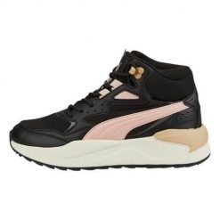 Buty do chodzenia damskie Puma Xray Speed Mid Wtr. Czarne buty sportowe na co dzień damskie Puma, bez wzorów, z gumy, trekkingowe. Za 435.00 zł.