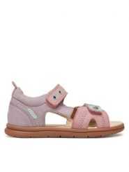 Lasocki Kids Sandały LINEA CI12-2705-20(III)DZ Różowy. Czerwone sandały dziewczęce Lasocki Kids, z nubiku, bez zapięcia. Za 129.99 zł.