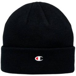 Czapka zimowa unisex CHAMPION. Czarne czapki męskie CHAMPION, na zimę, bez wzorów. Za 75.00 zł.