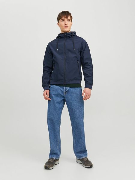 Jack & Jones Kurtka softshellowa w kolorze granatowym rozmiar: M. Niebieskie kurtki outdoor męskie Jack & Jones, m, bez wzorów, bez kaptura. Za 126.45 zł.