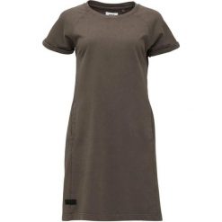 Sukienka Loap Denda damska, 100% bawełna, S. Szare sukienki damskie LOOP, na co dzień, s, bez wzorów, z bawełny, sportowe, bez kołnierzyka, bez ramiączek, proste. Za 127.65 zł.