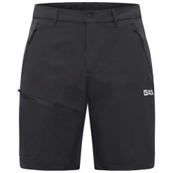 Spodnie trekkingowe męskie Jack Wolfskin Pico Trial. Szare szorty męskie Jack Wolfskin, bez wzorów, z materiału. Za 269.99 zł.