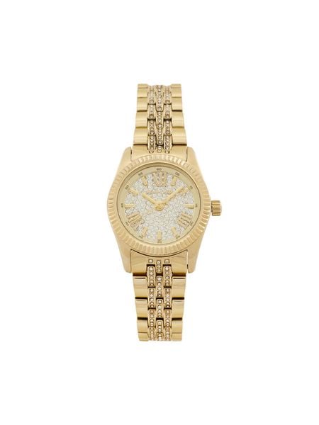 Michael Kors Zegarek Lexington Lady MK7575 Złoty. Żółte, analogowe zegarki damskie Michael Kors, ze stali. Za 1,369.00 zł.