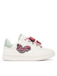 Liu Jo Sneakersy Ginny 01 4F6011 EX014 M Biały. Białe buty sportowe dziewczęce Liu Jo, bez wzorów, ze skóry, bez zapięcia. Za 349.99 zł.