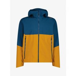 Kurtka przeciwdeszczowa męska CMP Rovik. Żółte kurtki męskie CMP, m, bez wzorów, bez kaptura. Za 384.99 zł.