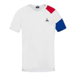 T-Shirt Homme BAT SP TEE SS N°1 M-2510409 Blanc. Białe t-shirty męskie Le Coq Sportif, m, bez wzorów, bez kołnierzyka. Za 198.00 zł.
