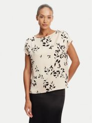 Tatuum Bluzka Osma 1 T2504.065 Écru Regular Fit. Bluzki damskie Tatuum, bez wzorów, z wiskozy, bez ramiączek. Za 199.99 zł.