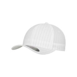 Czapka Flexfit pintripe. Białe czapki męskie FLEXFIT, bez wzorów, z elastanu. Za 125.00 zł.