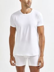 Craft Koszulka sportowa "Core Dry" w kolorze białym rozmiar: XL. Białe t-shirty sportowe męskie Craft, xl, z materiału, bez ramiączek, outdoorowe. Za 57.60 zł.