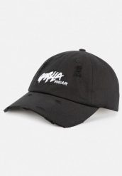 Galway Distressed Czapka - Czarny. Czarne czapki męskie GORILLA WEAR, bez wzorów, z bawełny. Za 214.00 zł.
