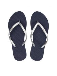 Roxy Japonki ARJL100682 Srebrny. Szare klapki damskie Roxy, bez wzorów, z tworzywa sztucznego, bez obcasa. Za 39.99 zł.