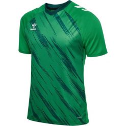 Koszulka Hummel Triumph. Zielone bluzki damskie HUMMEL, bez wzorów, sportowe, bez kołnierzyka, bez ramiączek. Za 186.50 zł.