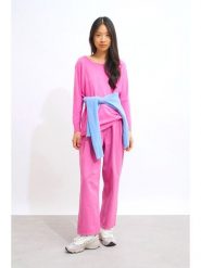 AUTHENTIC CASHMERE Kaszmirowy sweter "Goléon" w kolorze różowym rozmiar: XXL. Różowe swetry klasyczne damskie AUTHENTIC CASHMERE, xxl, z kaszmiru, bez kołnierzyka. Za 361.13 zł.