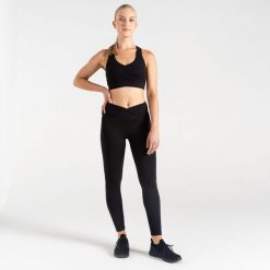 Revived damskie legginsy. Czarne legginsy damskie Dare 2b, bez wzorów, na fitness i siłownię. Za 211.00 zł.