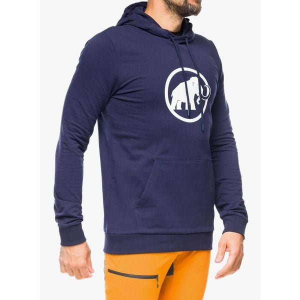 Bluza męska Mammut ML Hoody Classic. Niebieskie bluzy bez kaptura męskie Mammut, m. Za 404.70 zł.