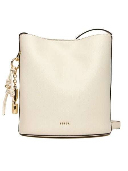 Furla Torebka Roxie S WB01875 ARE000 CN PNN00 Écru. Torebki klasyczne damskie Furla, bez wzorów, ze skóry, bez dodatków. Za 1,369.00 zł.