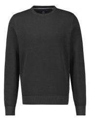 Lerros Sweter w kolorze czarnym rozmiar: XXL. Czarne swetry męskie Lerros, xxl, bez wzorów, z bawełny, bez kołnierzyka. Za 184.95 zł.