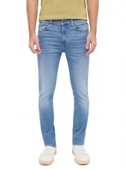 Mustang Dżinsy "Frisco" - Skinny fit - w kolorze błękitnym rozmiar: W35/L30. Niebieskie jeansy męskie Mustang. Za 122.96 zł.