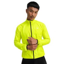 Kurtka przeciwdeszczowa rowerowa męska J2 Sveti Jure Neon. Żółte kurtki męskie SIROKO, m, bez wzorów, z nylonu. Za 419.00 zł.