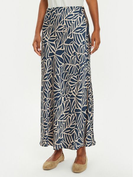 Tatuum Spódnica midi Satinola T2418.173B Granatowy Regular Fit. Niebieskie spódniczki damskie Tatuum, bez wzorów, z wiskozy, midi. Za 169.99 zł.
