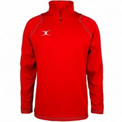 Kurtka 1/4 zip Gilbert. Czerwone kurtki męskie gilbert, bez wzorów, z dresówki, sportowe, bez kaptura. Za 330.50 zł.