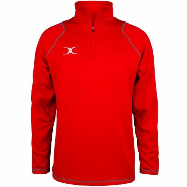 Kurtka 1/4 zip Gilbert. Czerwone kurtki męskie gilbert, bez wzorów, z dresówki, sportowe, bez kaptura. Za 330.50 zł.