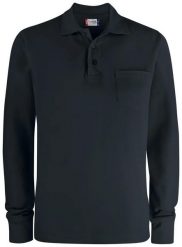 Clique Basic Polo Pocket L/S – Podstawowa koszulka polo z kieszonką. Czarne koszulki polo męskie CLIQUE, l, bez wzorów, z bawełny, bez ramiączek. Za 138.65 zł.