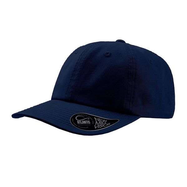 6panelowa Czapka Dad Hat Unstructured. Niebieskie czapki zimowe damskie ATLANTIS. Za 59.99 zł.