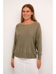 Kaffe Sweter w kolorze khaki rozmiar: M. Brązowe swetry klasyczne damskie Kaffe, m, ze splotem, bez kołnierzyka. Za 87.81 zł.
