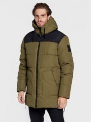 Halti Płaszcz zimowy Linjat 065-0419 Zielony Regular Fit. Zielone kurtki męskie Halti, na zimę, m, bez wzorów, z syntetyku. Za 799.99 zł.