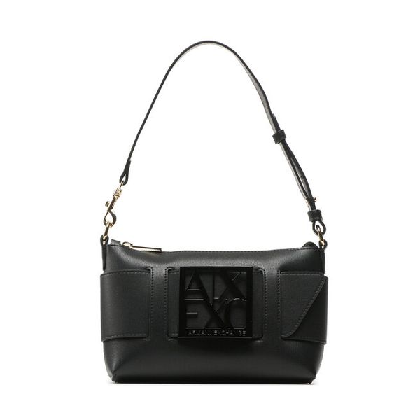 Torebka Armani Exchange. Czarne torebki klasyczne damskie Armani Exchange, bez wzorów, bez dodatków. Za 419.99 zł.