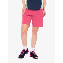 Spodenki turystyczne damskie La Sportiva Monument Shorts. Czerwone szorty damskie La Sportiva, bez wzorów, sportowe. Za 314.99 zł.