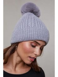 Soft Cashmere Czapka w kolorze szarym rozmiar: onesize. Szare czapki zimowe damskie Soft Cashmere, z kaszmiru. Za 101.70 zł.