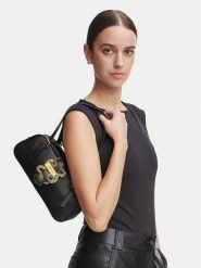 Just Cavalli Torebka Iconic Snakes 81RA4BA5 ZSA89 Czarny. Czarne torebki klasyczne damskie Just Cavalli, bez wzorów, bez dodatków. Za 819.99 zł.