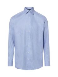 Finshley & Harding koszula biznesowa Mężczyźni Modern Fit Bawełna niebieski, 43. Niebieskie koszule męskie Finshley & Harding, m, bez wzorów, z bawełny, bez kołnierzyka, bez ramiączek. Za 179.95 zł.