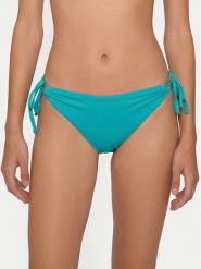 Guess Dół od bikini E6GO18 MC040 Turkusowy. Niebieskie bikini damskie Guess, z aplikacjami. Za 117.99 zł.