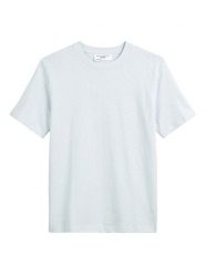 Marc O´Polo Koszulka w kolorze błękitnym rozmiar: XL. Niebieskie bluzki damskie xl, bez wzorów, z bawełny, bez kołnierzyka, bez ramiączek. Za 114.17 zł.