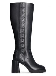 Liu Jo Kozaki w kolorze czarnym rozmiar: 40. Czarne kozaki damskie Liu Jo, bez obcasa. Za 457.95 zł.