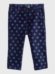United Colors Of Benetton Spodnie materiałowe 4T5XGE00K Granatowy Regular Fit. Niebieskie spodnie dziewczęce United Colors Of Benetton, z materiału. Za 89.00 zł.