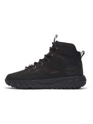 Timberland Skórzane botki "GreenStride Motion 6" w kolorze czarnym rozmiar: 45. Czarne buty zimowe męskie Timberland, bez zapięcia. Za 434.85 zł.
