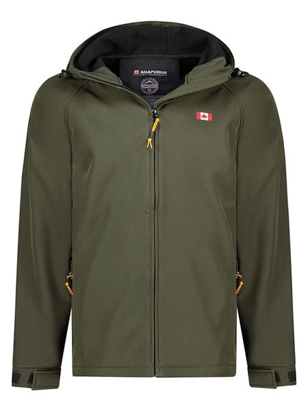 ANAPURNA Kurtka softshellowa "Tamigolorana" w kolorze khaki rozmiar: L. Brązowe kurtki outdoor męskie ANAPURNA, l, bez wzorów, bez kaptura. Za 191.88 zł.