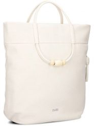 Zwei Torebka "Perla PE120" w kolorze białym - 34 x 32 x 15 cm rozmiar: onesize. Białe torebki klasyczne damskie Zwei, bez wzorów, z materiału, bez dodatków. Za 148.61 zł.