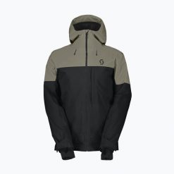 Kurtka narciarska męska SCOTT Ultimate Dryo 10. Czarne kurtki męskie Scott, na zimę, l, bez wzorów, z materiału, sportowe, bez kaptura. Za 829.99 zł.